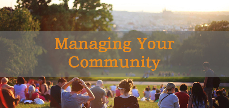 Managing Your Community