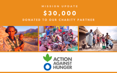 Donation to Action Against Hunger